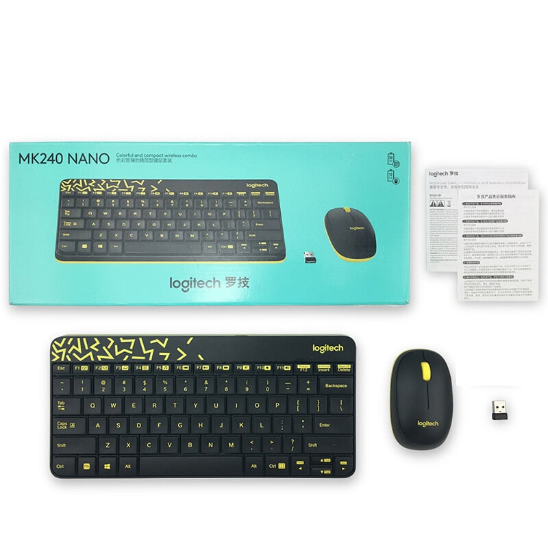 Teclado e Mouse Logitech MK240