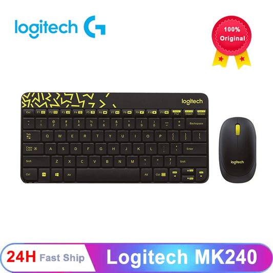 Teclado e Mouse Logitech MK240